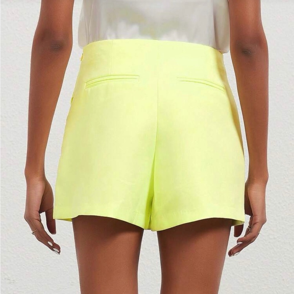 Neon Yellow Women's Golf Skort - Picture 3 of 4
